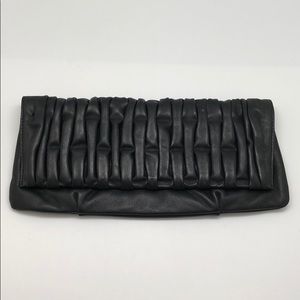 Kenneth Cole Leather Black Clutch